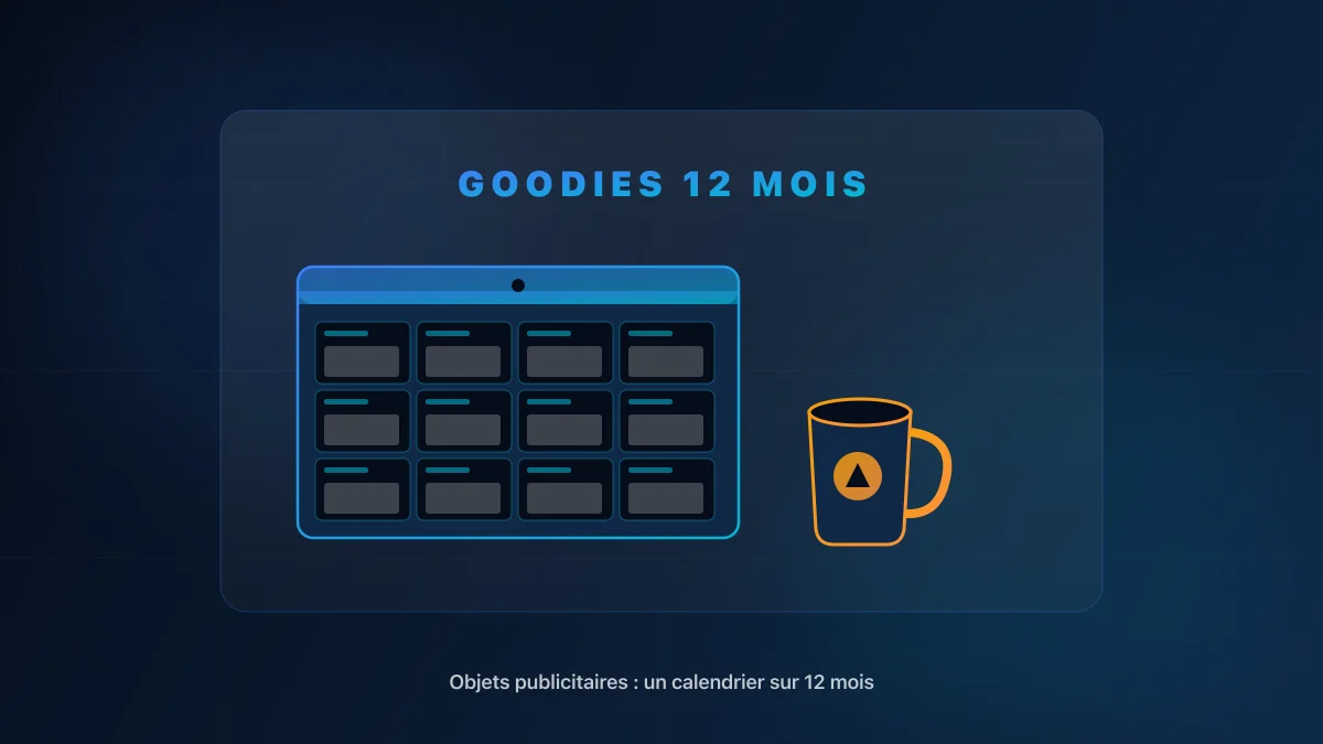 Calendriers publicitaires personnalisés : mural, chevalet de bureau et format de poche