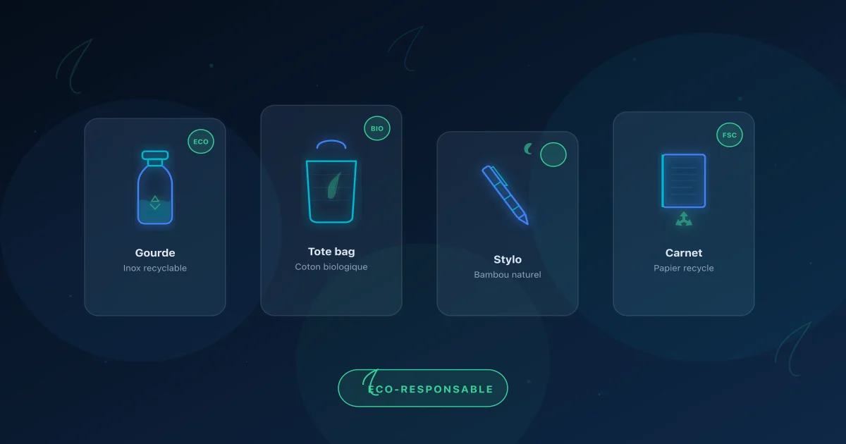 Objets publicitaires éco-responsables