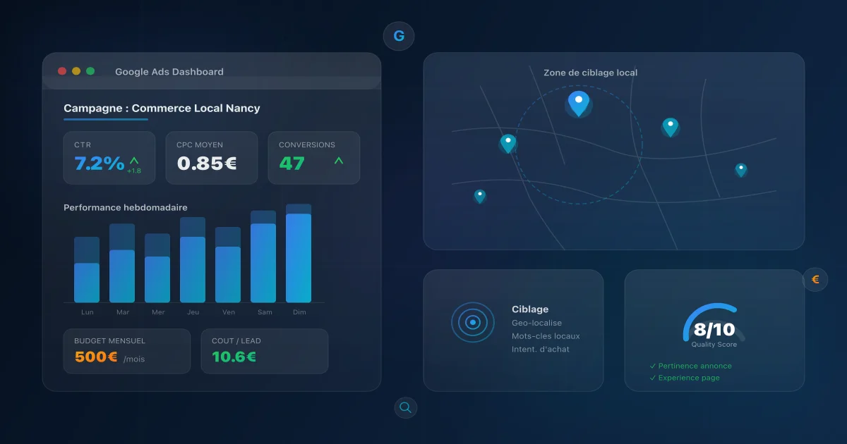 Google Ads pour commerce local