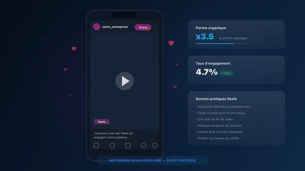 Instagram Reels pour PME : guide de création rapide