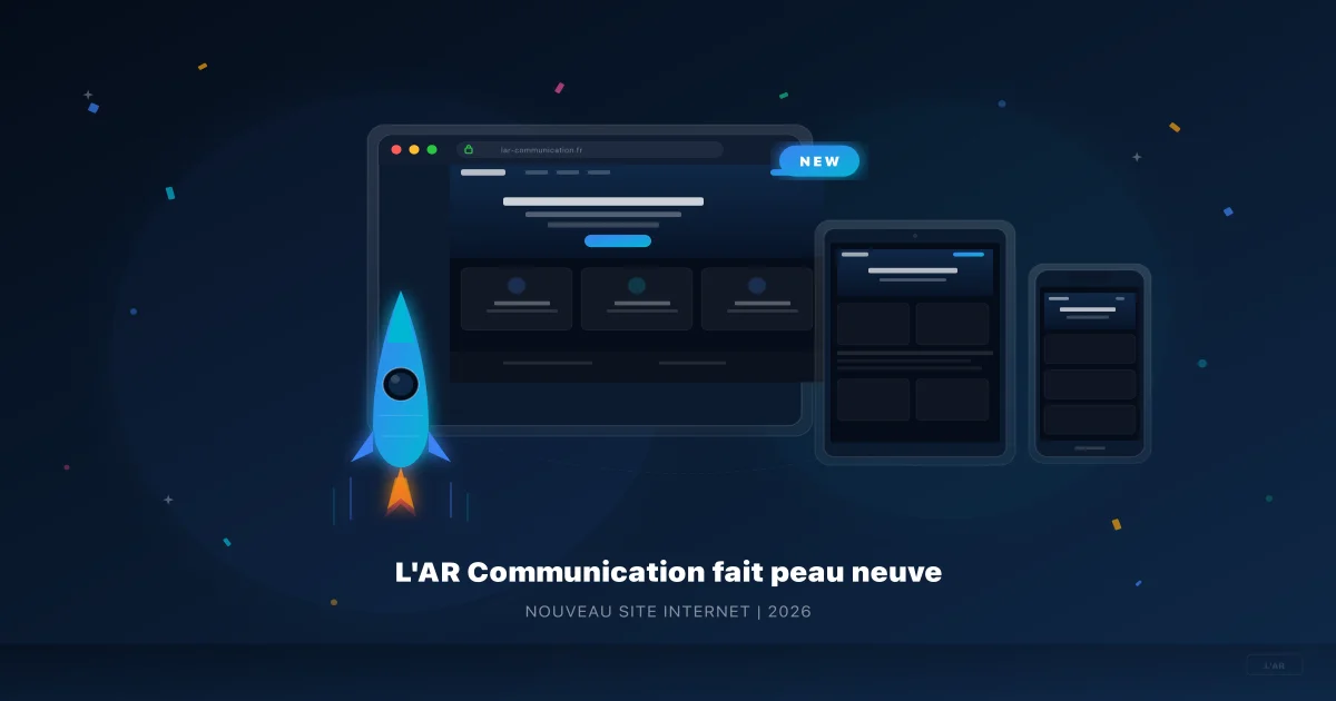 Lancement nouveau site L'AR Communication