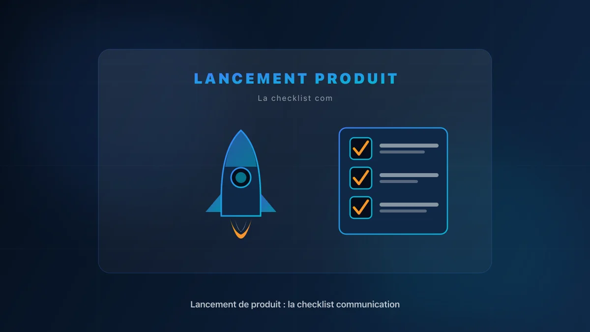 Checklist communication pour réussir le lancement d'un produit ou service en PME