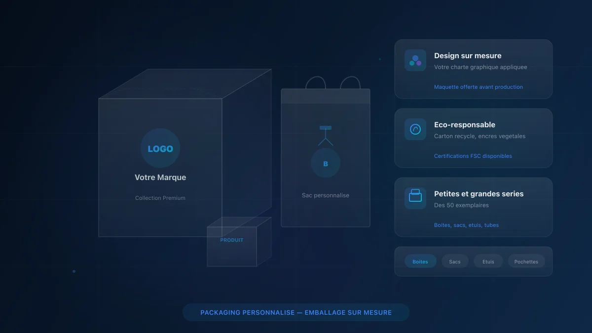Packaging et emballage personnalisé pour PME