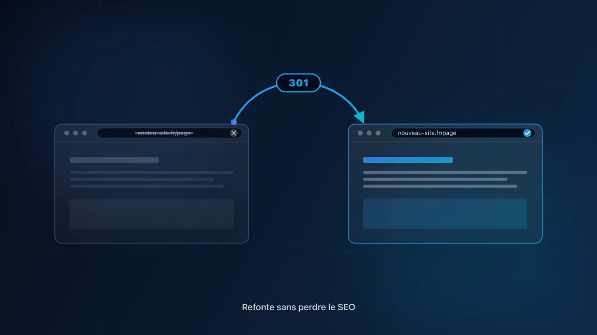Plan de redirections 301 lors d'une refonte de site internet