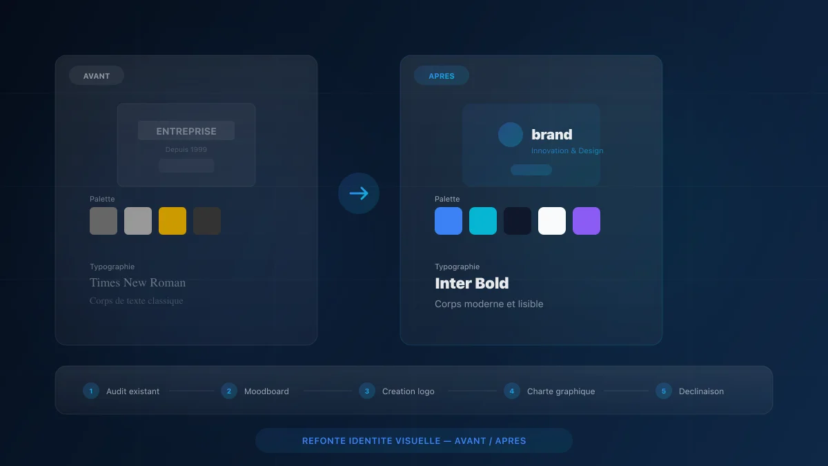 Refonte identité visuelle : quand et comment changer de logo