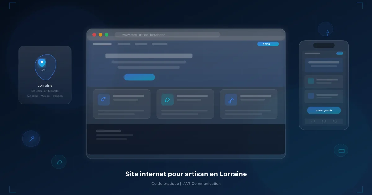 Créer site internet artisan Lorraine