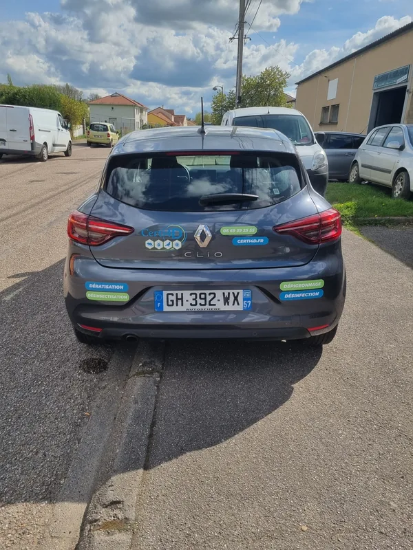 Marquage véhicule Certi4D arrière