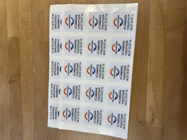 Stickers personnalisés CM Energies