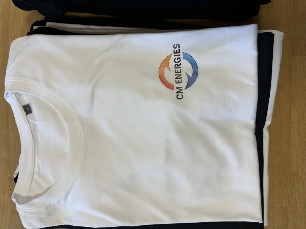 T-shirt blanc CM Energies