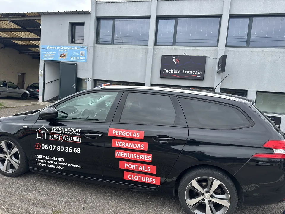 Marquage véhicule Concept Home Vérandas latéral