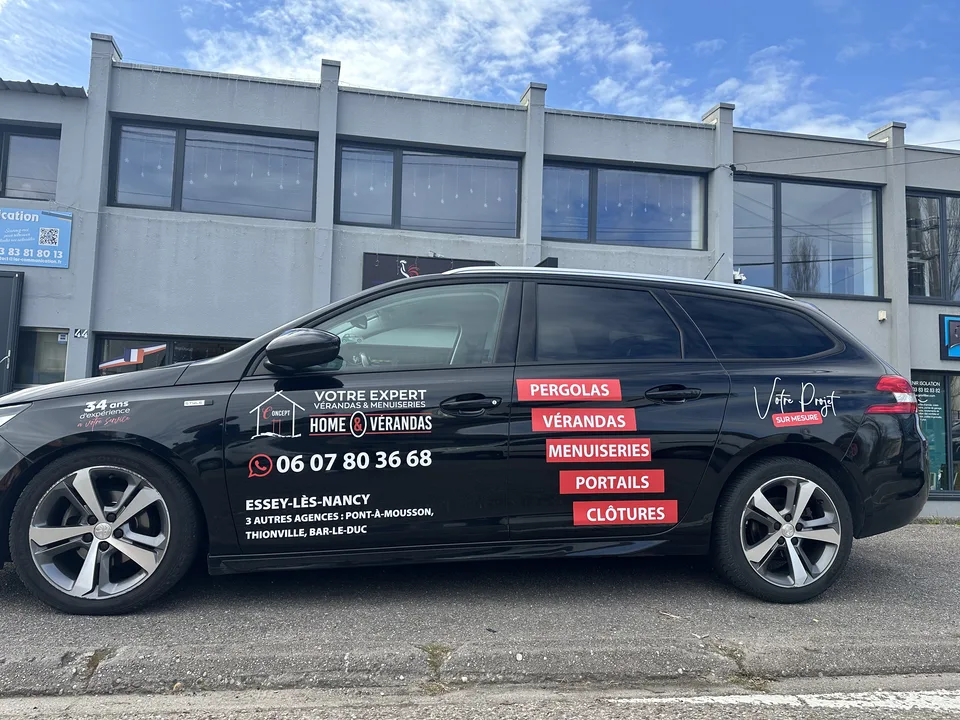 Marquage véhicule Concept Home Vérandas