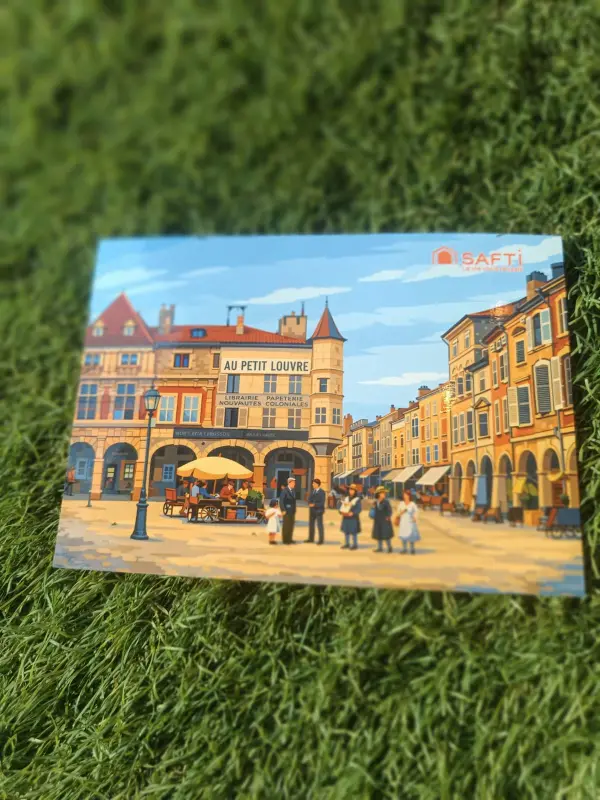 Carte postale SAFTI recto